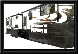 Kimbers Creations Custom RV Skirting Example